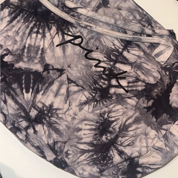 PINK Victoria's Secret Gray Tie-Dye Tote Overnight Bag - Picture 7 of 7